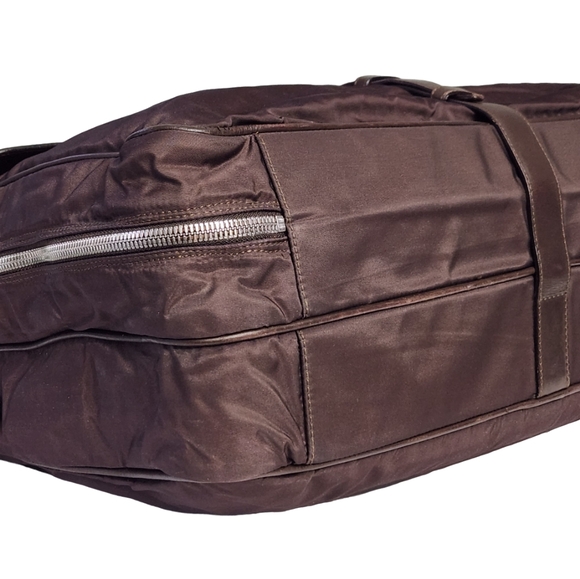PRADA TESSUTO NYLON AND LEATHER BRIEFCASE DOCUMENT TRAVEL WEEKENDER BAG - Picture 14 of 15